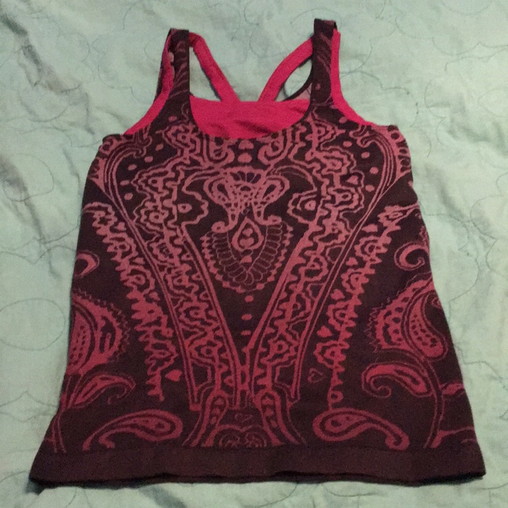 Athleta tank with built in sport bra